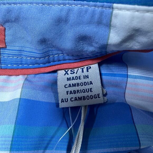 Tommy Bahama NWT Siesta Key Brisbane Plaid IslandZone Shirt Size XS Lightweight - Picture 4 of 11